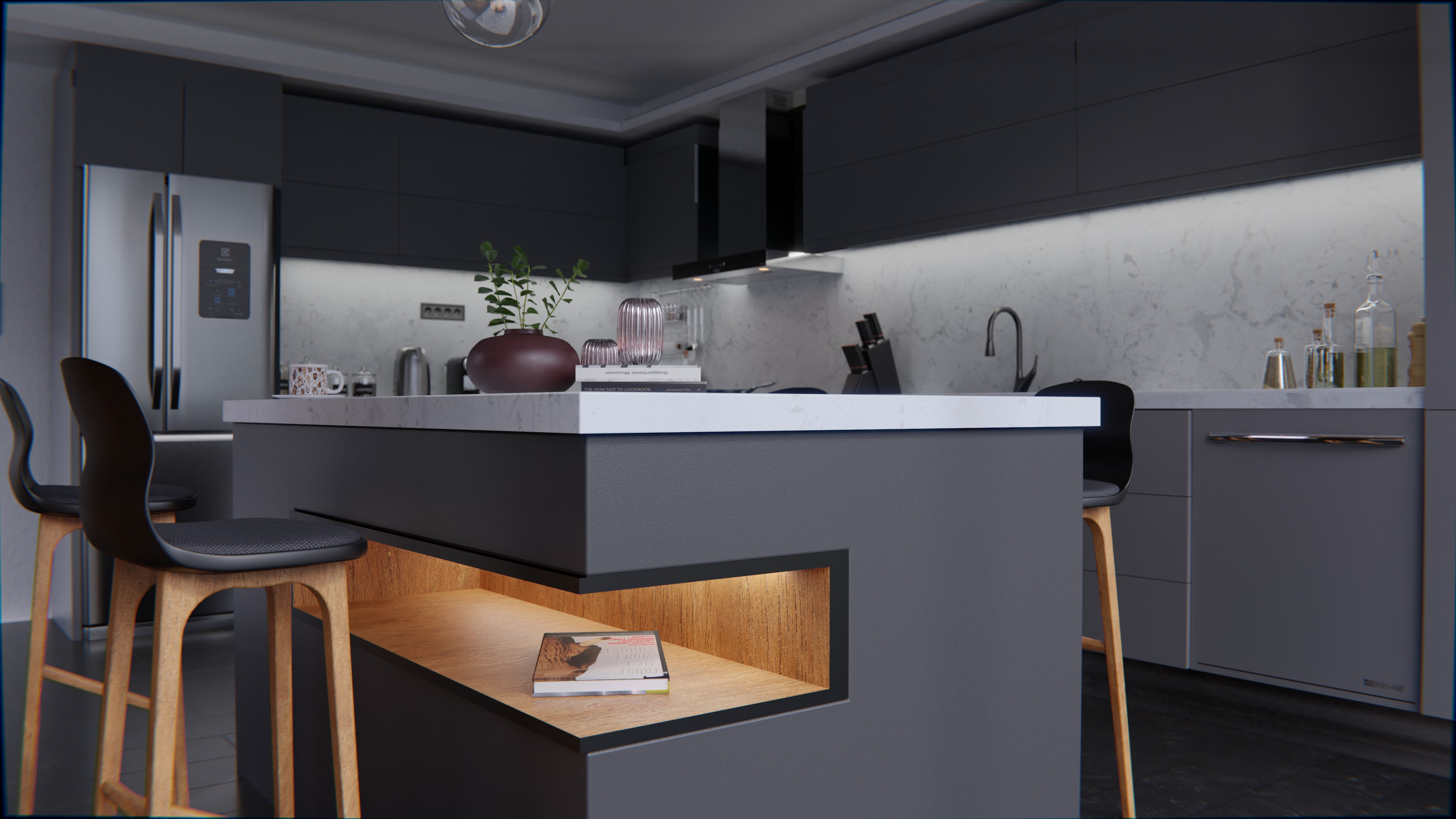 Villa İç Dekorasyon Mutfak