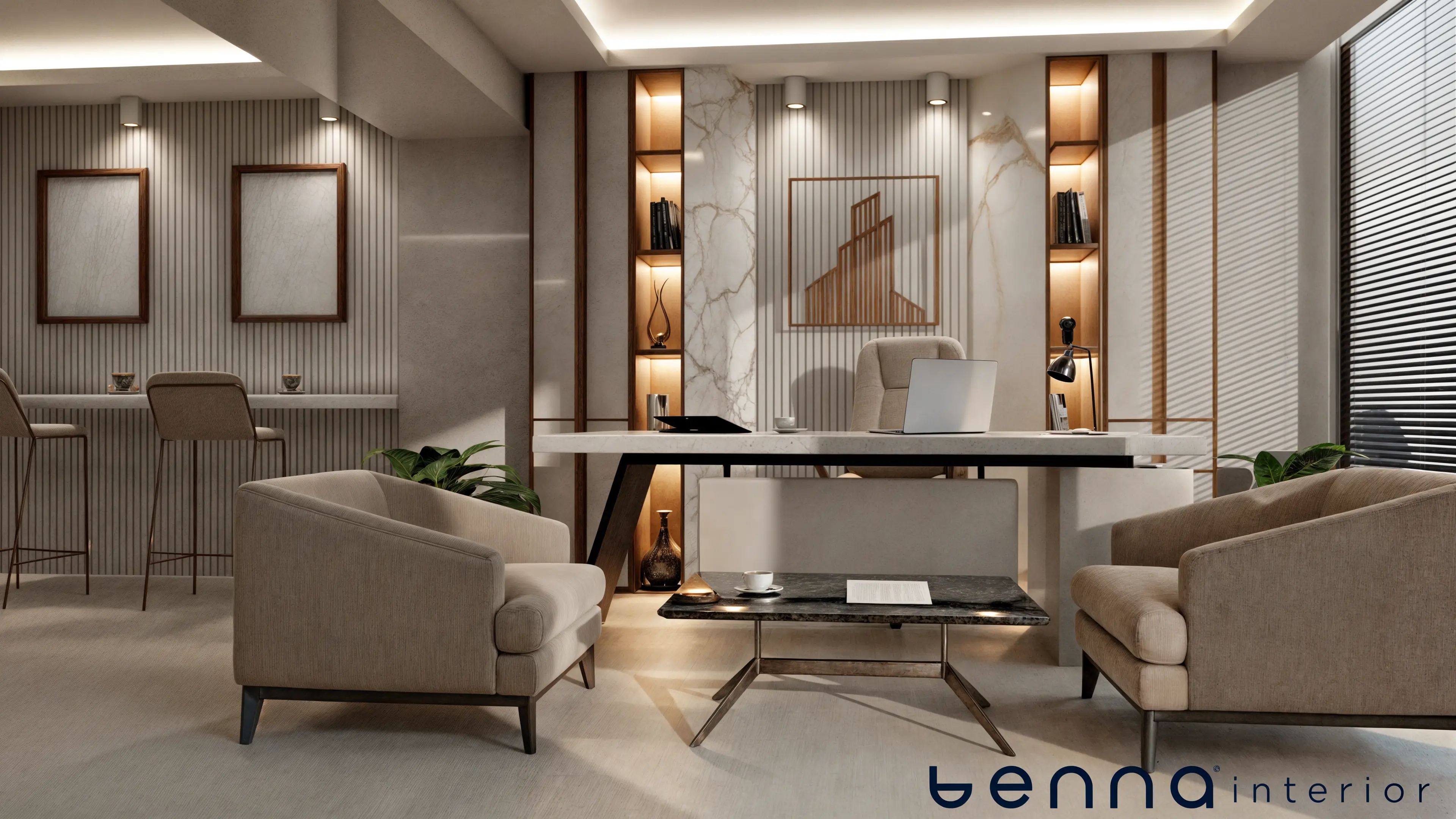 Bursa emlak ofisi dekorasyonu 