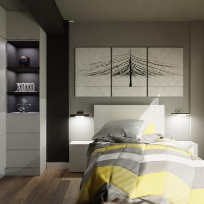 Bursa Bademli’de Villa Genç Odası Dekorasyonu